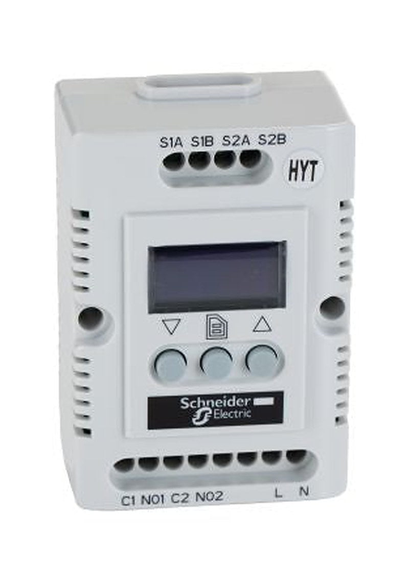 Schneider Electric ClimaSys CC Enclosure Thermostat, 200V ac, 240 V ac, 80 °C, -40 °C