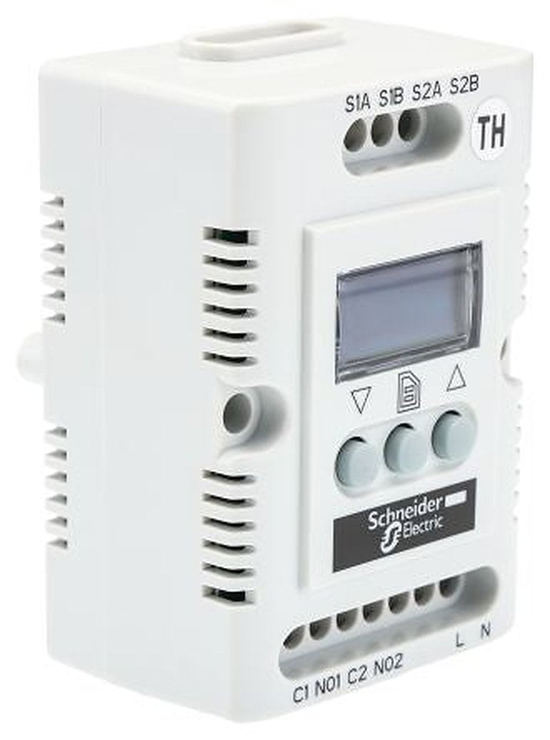 Schneider Electric ClimaSys CC Enclosure Thermostat, 4 A, 200V ac, 240 V ac, 80 °C, -40 °C