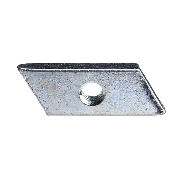 Schneider Electric PanelSeT Series Galvanised Steel Nut for Use with Stand Uprights 120 mm x 30 mm x 90mm