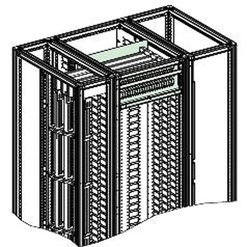 Schneider Electric PanelSeT Accessoires Series Galvanised Steel Horizontal Busbar Barrier for Use with Spacial SFM 55 mm