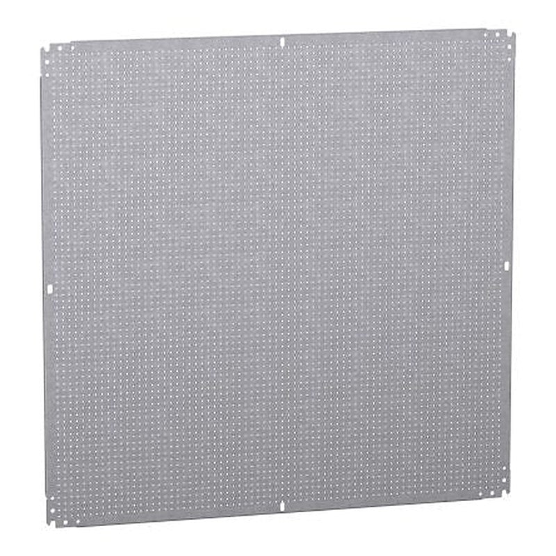 Schneider Electric Galvanised Steel Mounting Plate Perforated Mounting Plate, 950mm W, 950 mm L for Use with Spacial
