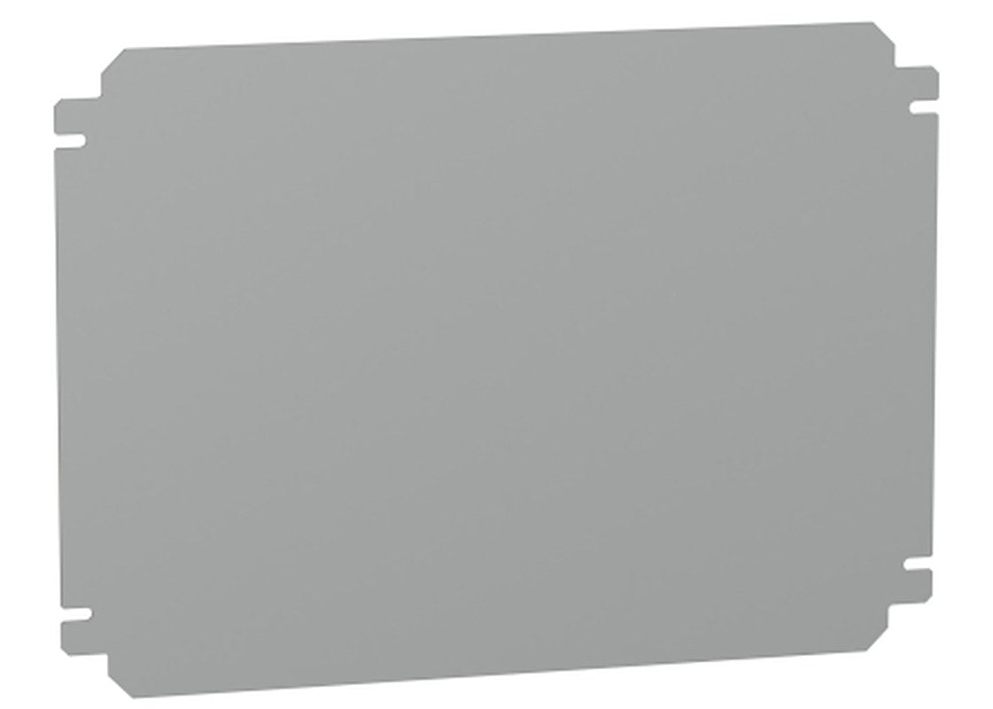 Schneider Electric Galvanised Steel Metallic Mounting Plate, 38.0cm W, 390.00 mm L for Use with Spacial SBM Box