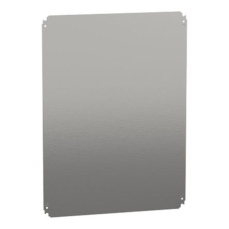Schneider Electric Metal Plain Mounting Plate, 550mm W, 750 mm L for Use with Spacial CRN Enclosure