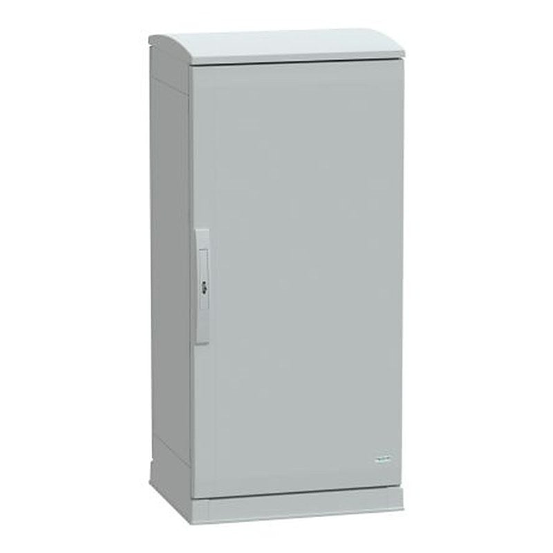 Schneider Electric NSY Series Fibreglass Reinforced Polyester 1-Door Floor Standing Enclosure, Plain Door, IP55 420 mm,