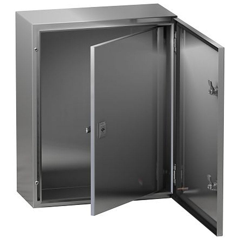 Schneider Electric PanelSeT Accessoires Series Lockable Steel RAL 7035 Single Door, 400 mm H, 300mm W, 300 mm L for Use