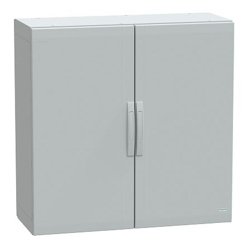 Schneider Electric PanelSeT Series Fibreglass Reinforced Polyester 2-Door Floor Standing Enclosure, Plain Door, IP65 420