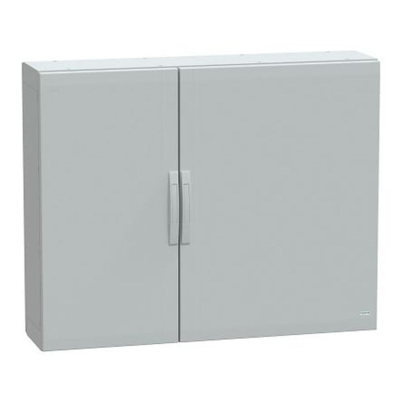 Schneider Electric Thalassa Series Fibreglass Reinforced Polyester 2-Door Floor Standing Enclosure, Opaque Door, IP65