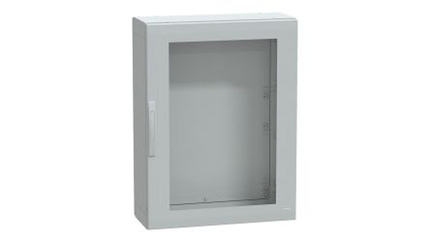 Schneider Electric Thalassa Series Fibreglass Reinforced Polyester 1-Door Floor Standing Enclosure, Transparent Door,