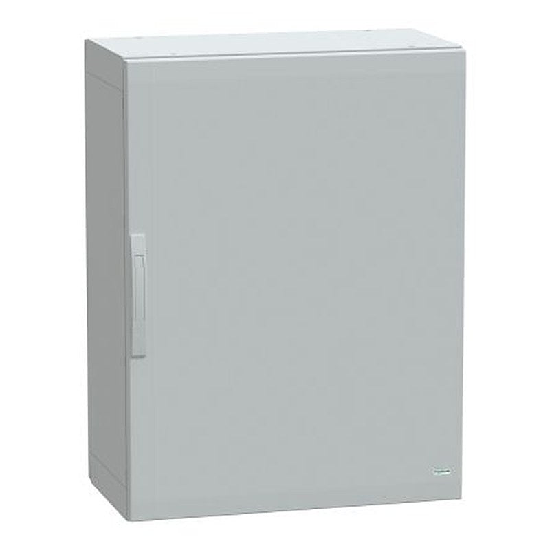 Schneider Electric PanelSeT Series Fibreglass Reinforced Polyester 1-Door Floor Standing Enclosure, Plain Door, IP65 420