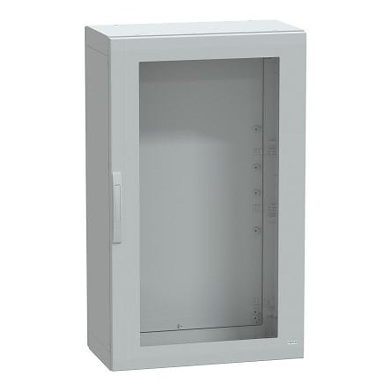 Schneider Electric Thalassa Series Fibreglass Reinforced Polyester 1-Door Floor Standing Enclosure, Transparent Door,