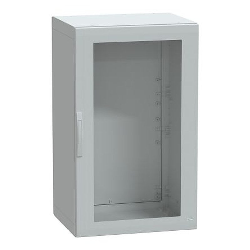 Schneider Electric Thalassa Series Fibreglass Reinforced Polyester 1-Door Floor Standing Enclosure, Transparent Door,