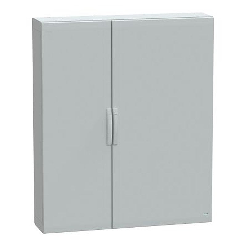 Schneider Electric PanelSeT Series Fibreglass Reinforced Polyester 2-Door Floor Standing Enclosure, Plain Door, IP65 320