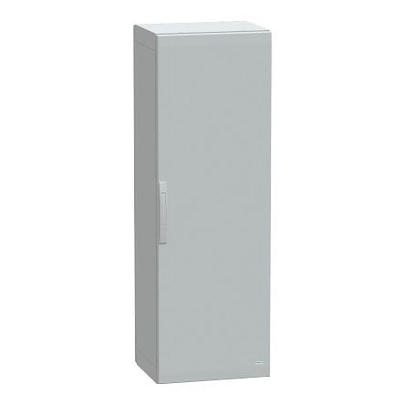 Schneider Electric PanelSeT Series Fibreglass Reinforced Polyester 1-Door Floor Standing Enclosure, Plain Door, IP65 420