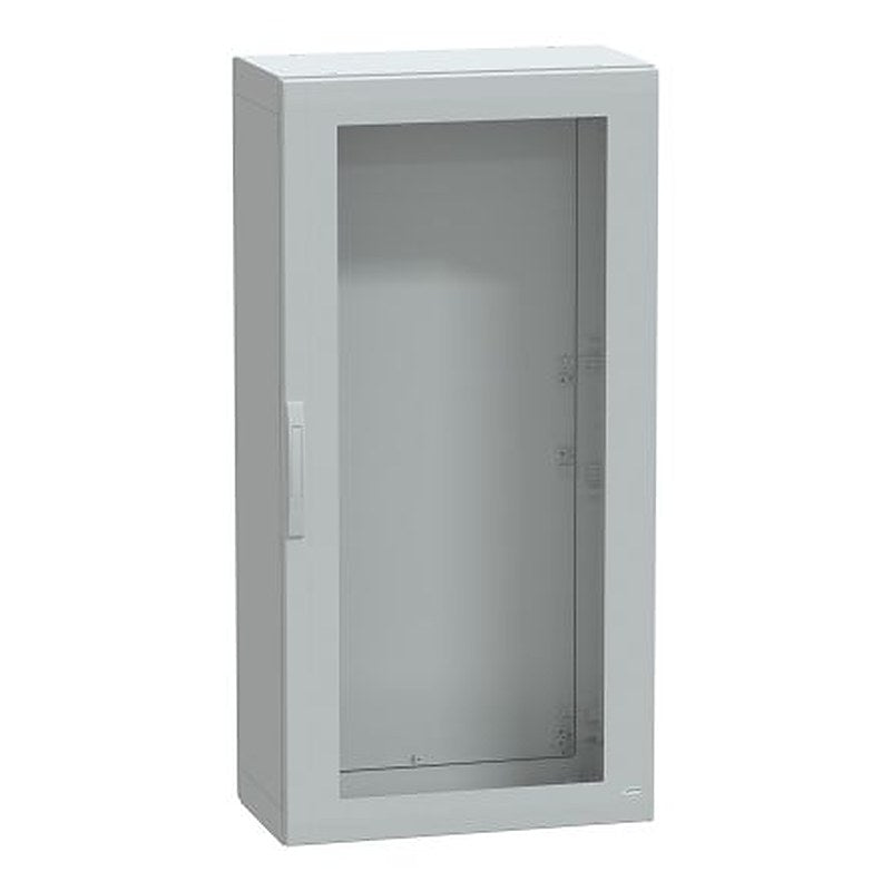 Schneider Electric Thalassa Series Fibreglass Reinforced Polyester 1-Door Floor Standing Enclosure, Transparent Door,