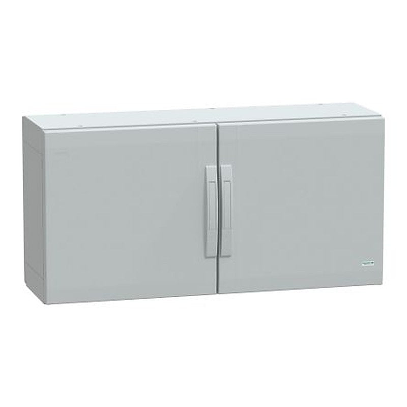 Schneider Electric PanelSeT Series Fibreglass Reinforced Polyester 2-Door Floor Standing Enclosure, Plain Door, IP65 320