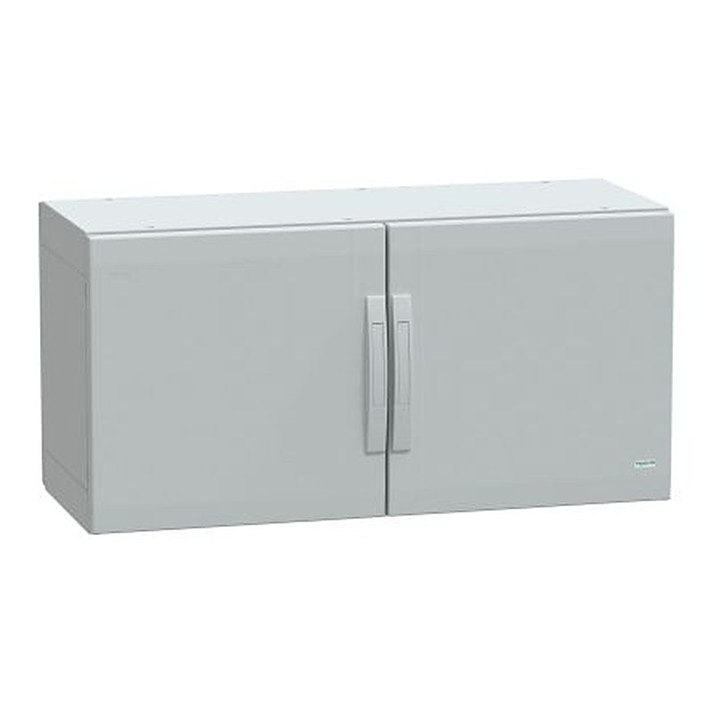 Schneider Electric Thalassa Series Fibreglass Reinforced Polyester 2-Door Floor Standing Enclosure, Opaque Door, IP65