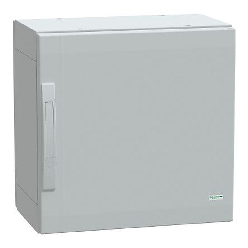 Schneider Electric PanelSeT Series Polyethylene Terephthalate 1-Door Floor Standing Enclosure, Opaque Door, IP65 320 mm,