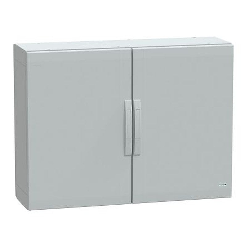 Schneider Electric Thalassa Series Fibreglass Reinforced Polyester 2-Door Floor Standing Enclosure, Opaque Door, IP65