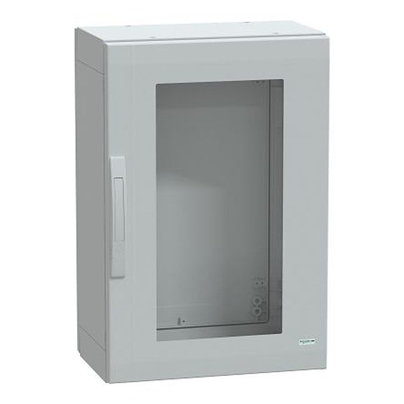 Schneider Electric Thalassa Series Fibreglass Reinforced Polyester 1-Door Floor Standing Enclosure, Transparent Door,