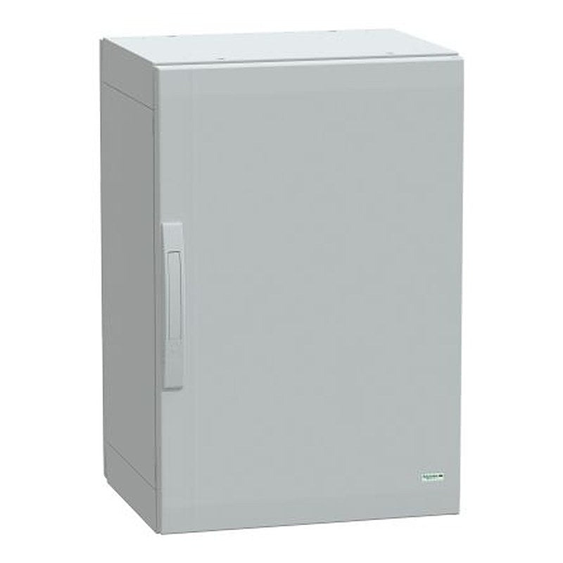 Schneider Electric PanelSeT Series Fibreglass Reinforced Polyester 1-Door Floor Standing Enclosure, Plain Door, IP65 420