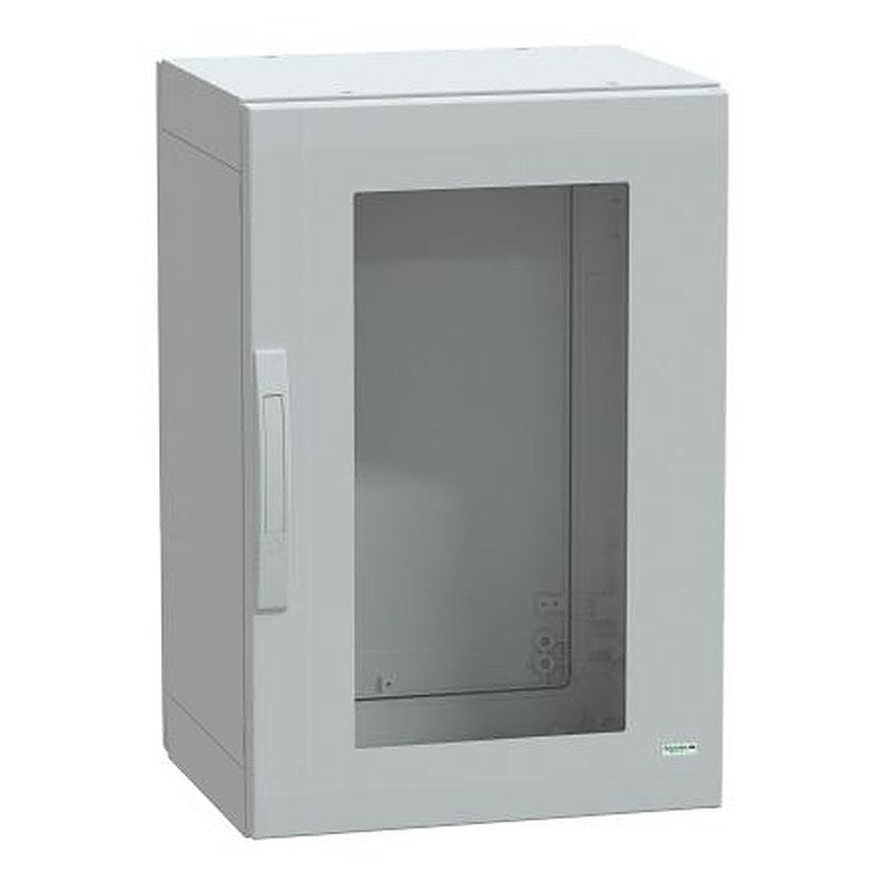 Schneider Electric Thalassa Series Fibreglass Reinforced Polyester 1-Door Floor Standing Enclosure, Transparent Door,