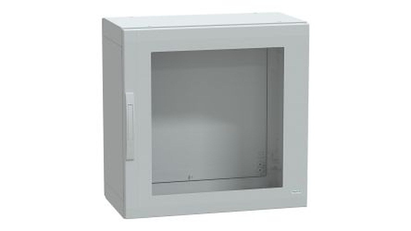 Schneider Electric Thalassa Series Fibreglass Reinforced Polyester 1-Door Floor Standing Enclosure, Transparent Door,