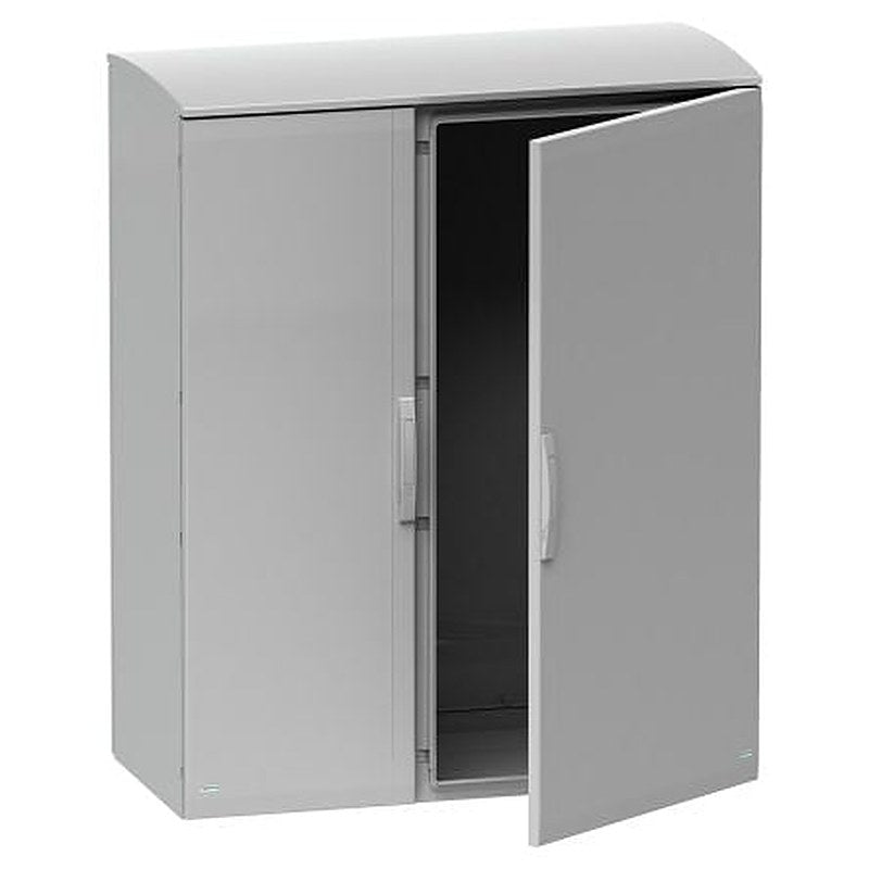 Schneider Electric PanelSeT Series Fibreglass Reinforced Polyester 2-Door Floor Standing Enclosure, Plain Door, IP44 320