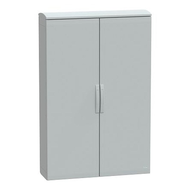 Schneider Electric Thalassa Series Fibreglass Reinforced Polyester 2-Door Floor Standing Enclosure, Opaque Door, IP44