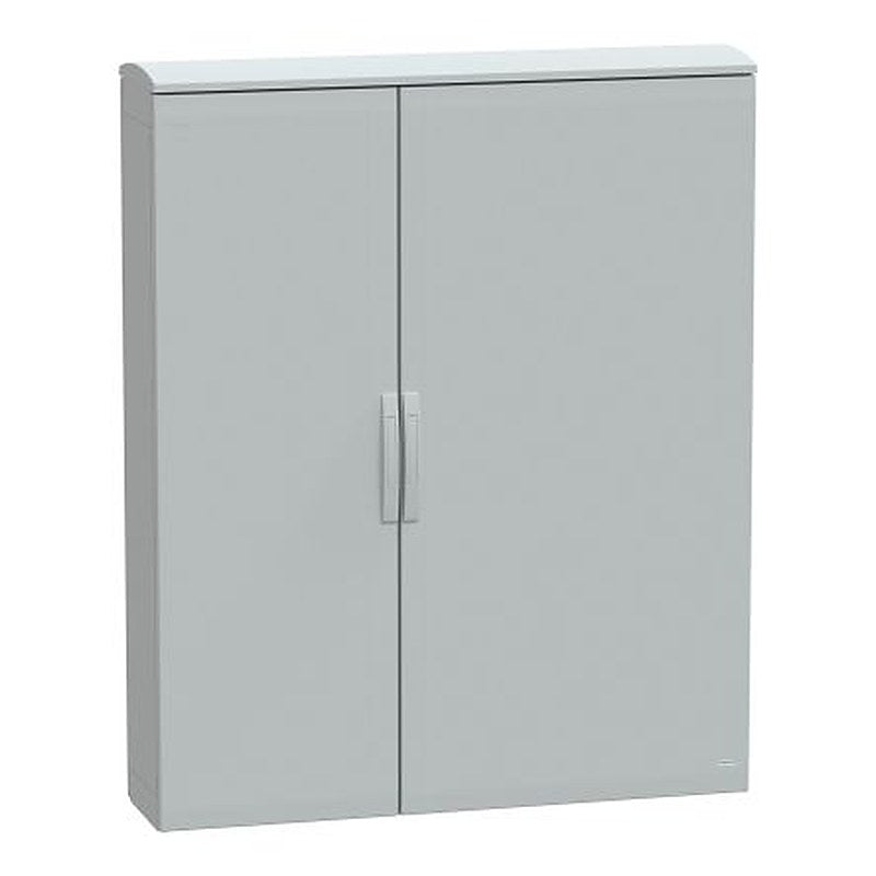 Schneider Electric Thalassa Series Fibreglass Reinforced Polyester 2-Door Floor Standing Enclosure, Opaque Door, IP44