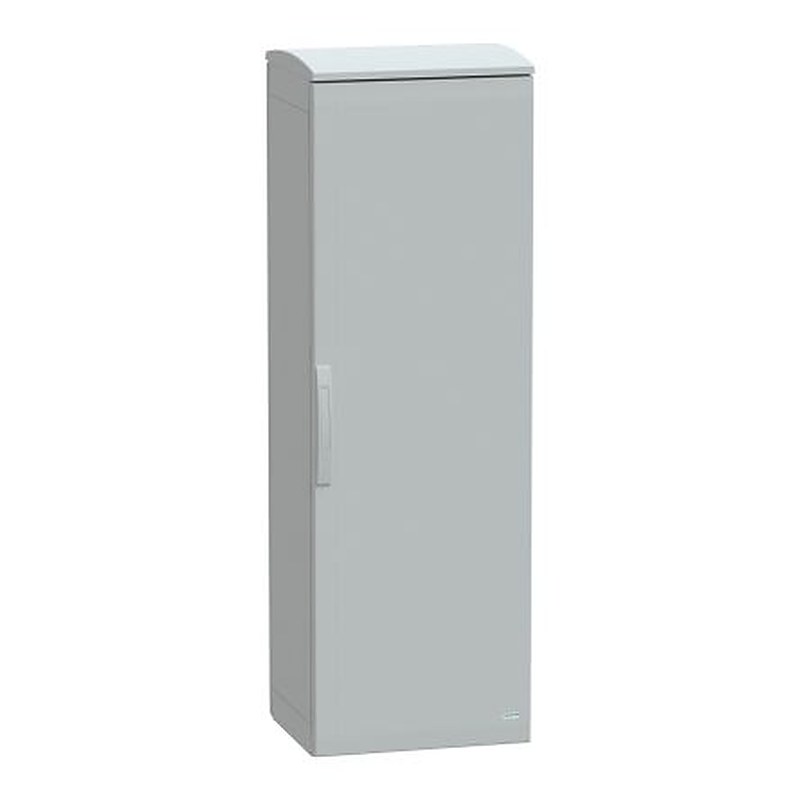 Schneider Electric PanelSeT Series Fibreglass Reinforced Polyester 1-Door Floor Standing Enclosure, Plain Door, IP44 420