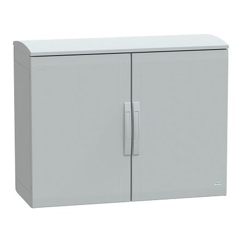 Schneider Electric PanelSeT Series Fibreglass Reinforced Polyester 2-Door Floor Standing Enclosure, Plain Door, IP44 420
