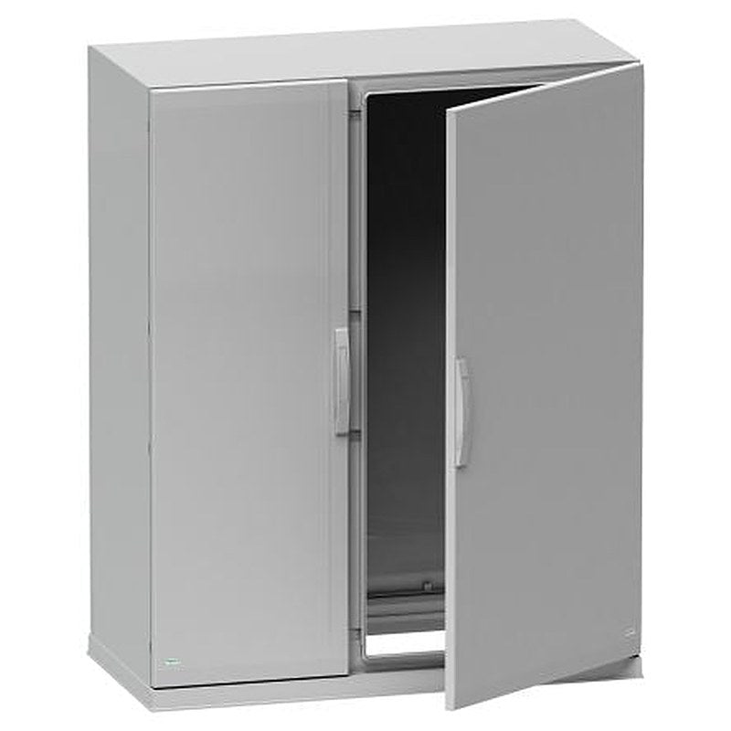 Schneider Electric PanelSeT Series Fibreglass Reinforced Polyester 2-Door Floor Standing Enclosure, Plain Door, IP54 320