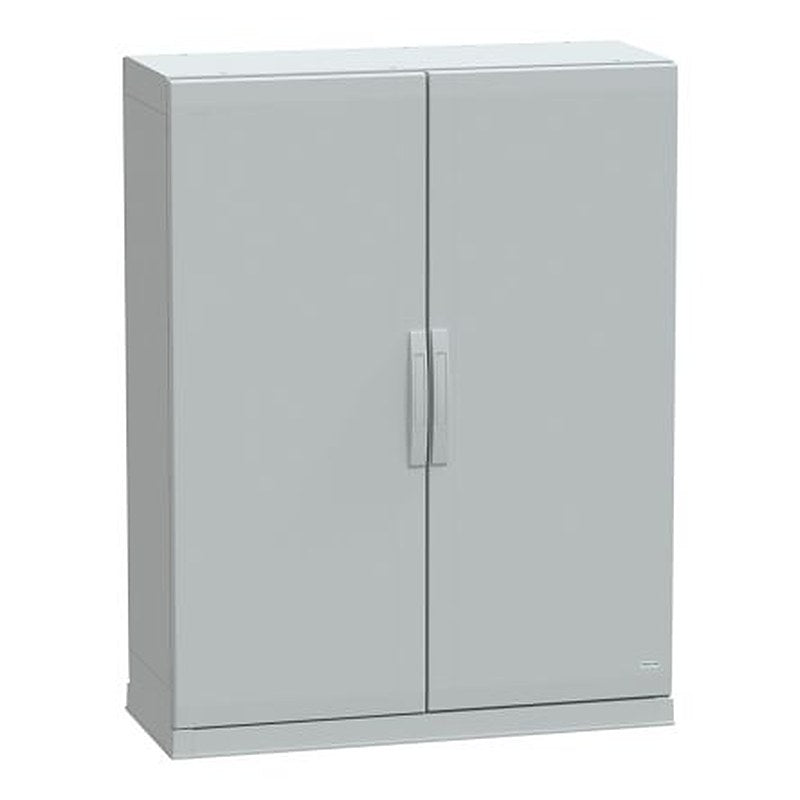 Schneider Electric PanelSeT PLA Series Fibreglass Reinforced Polyester 2-Door Floor Standing Enclosure, Double Door