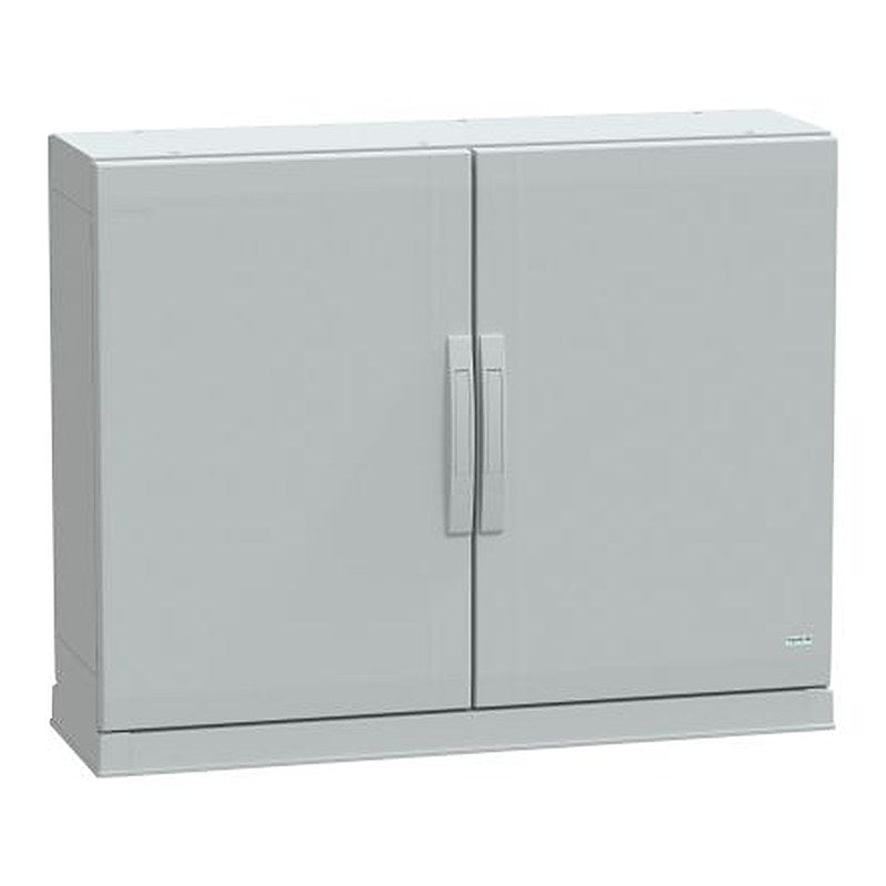 Schneider Electric Thalassa Series Fibreglass Reinforced Polyester 2-Door Floor Standing Enclosure, Opaque Door, IP54