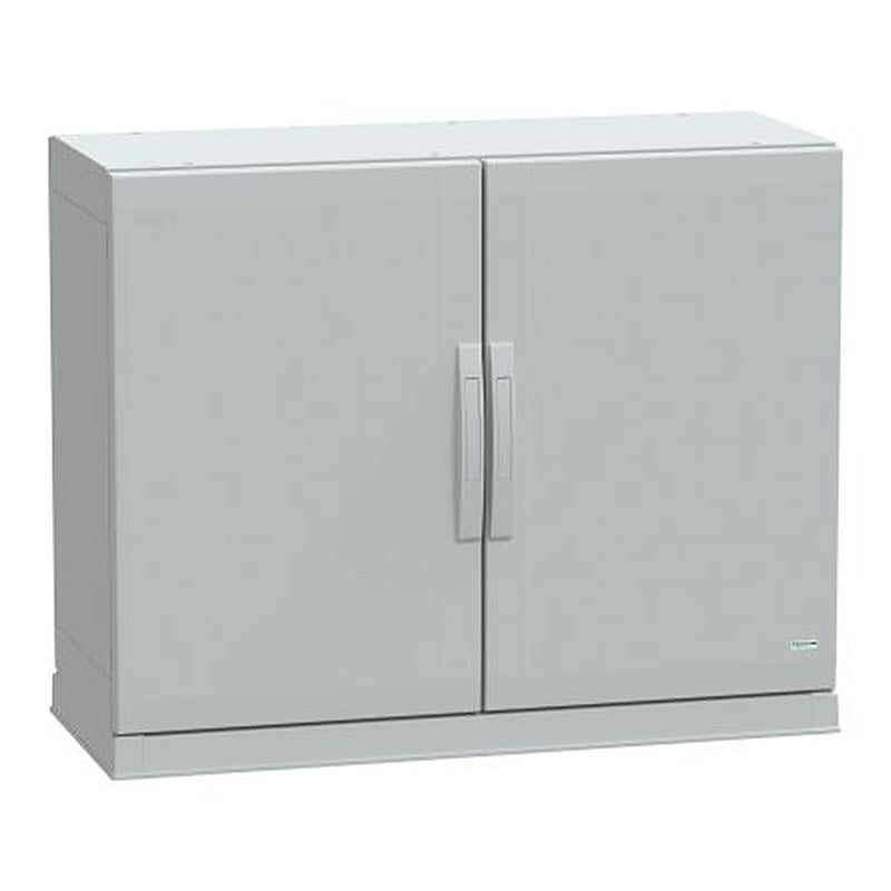 Schneider Electric Thalassa Series Fibreglass Reinforced Polyester 2-Door Floor Standing Enclosure, Opaque Door, IP54