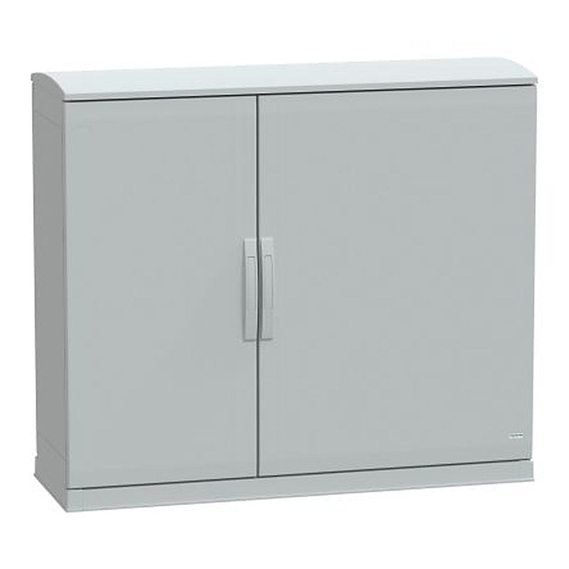 Schneider Electric Thalassa Series Fibreglass Reinforced Polyester 2-Door Floor Standing Enclosure, Opaque Door, IP44
