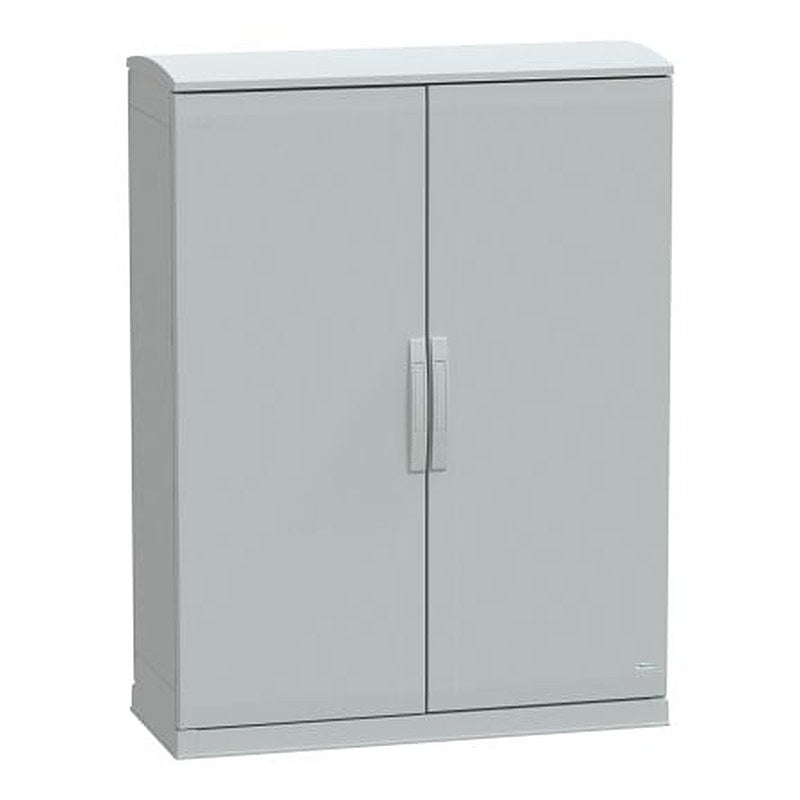 Schneider Electric Thalassa Series Fibreglass Reinforced Polyester 2-Door Floor Standing Enclosure, Opaque Door, IP44