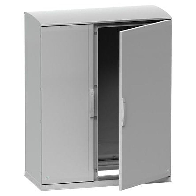 Schneider Electric PanelSeT Series Fibreglass Reinforced Polyester 2-Door Floor Standing Enclosure, Plain Door, IP44 320
