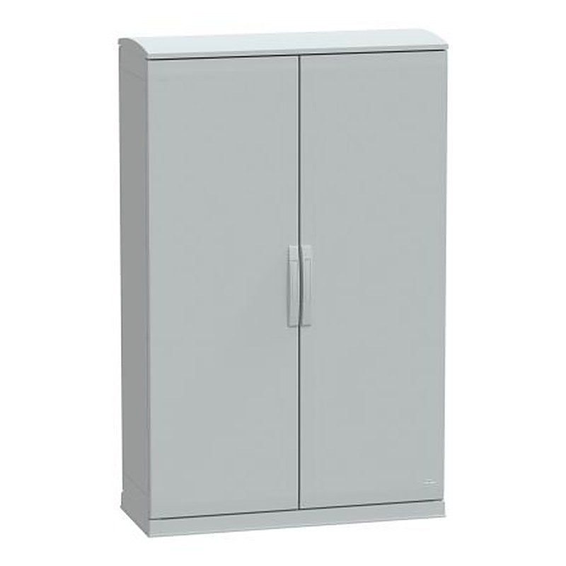 Schneider Electric Thalassa Series Fibreglass Reinforced Polyester 2-Door Floor Standing Enclosure, Opaque Door, IP44