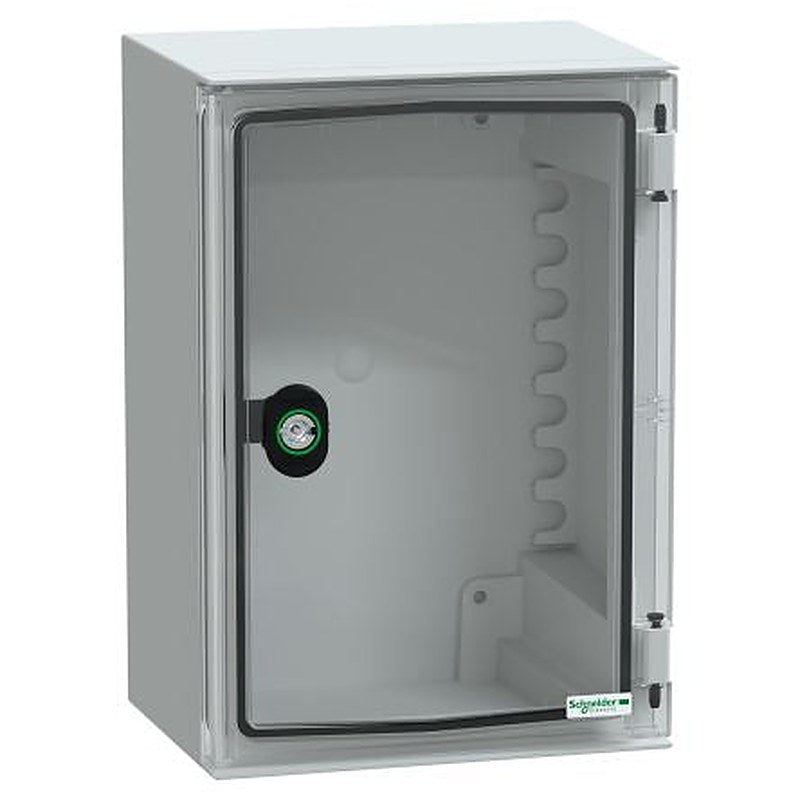 Schneider Electric PanelSeT Series Polyester Wall Box, IP66 Transparent Door, 310 mm x 215 mm x 160 mm