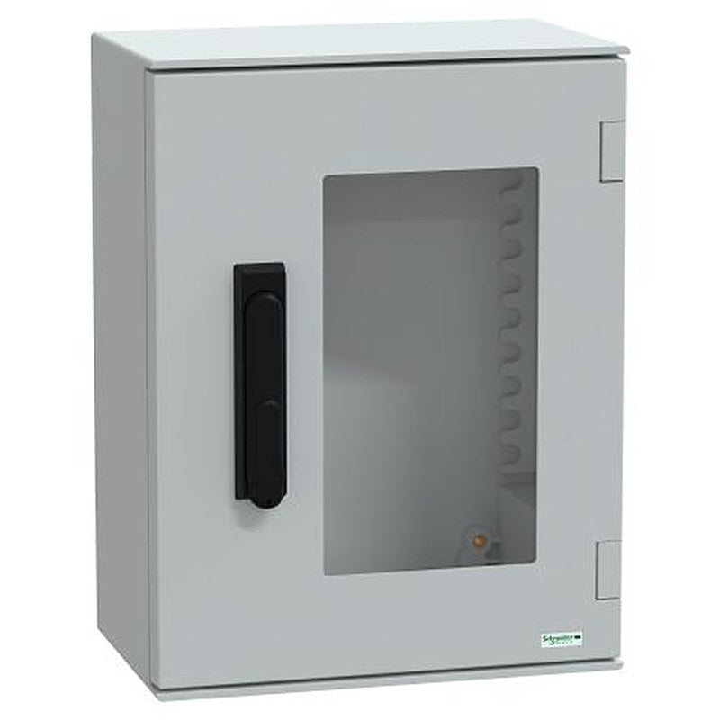 Schneider Electric PanelSeT Series Fibreglass Reinforced Polyester Wall Box, IP66 Transparent Door, 430 mm x 230 mm x