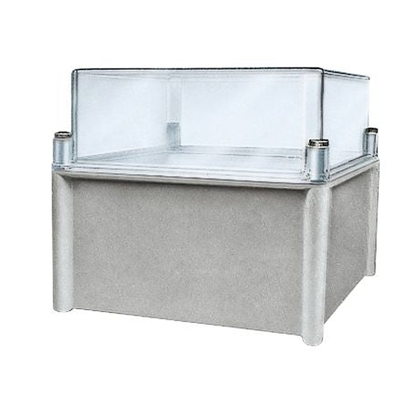Schneider Electric PanelSeT Series Polycarbonate Floor Standing Enclosure, Transparent Door, IP66 230 mm, 270 mm 270 mm