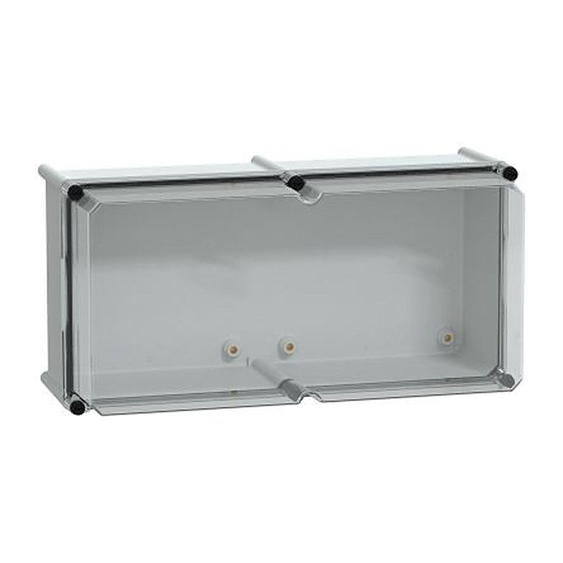 Schneider Electric PanelSeT Series Grey Fibreglass Reinforced Polyester General Purpose Enclosure, IP66, IK09 Flanged
