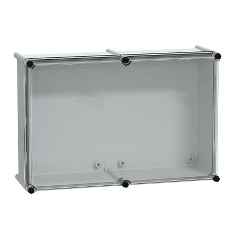 Schneider Electric Thalassa PLS Series Grey Fibreglass Reinforced Polyester Enclosure, IP65, IK09 360 mm, 180 mm, 540 mm