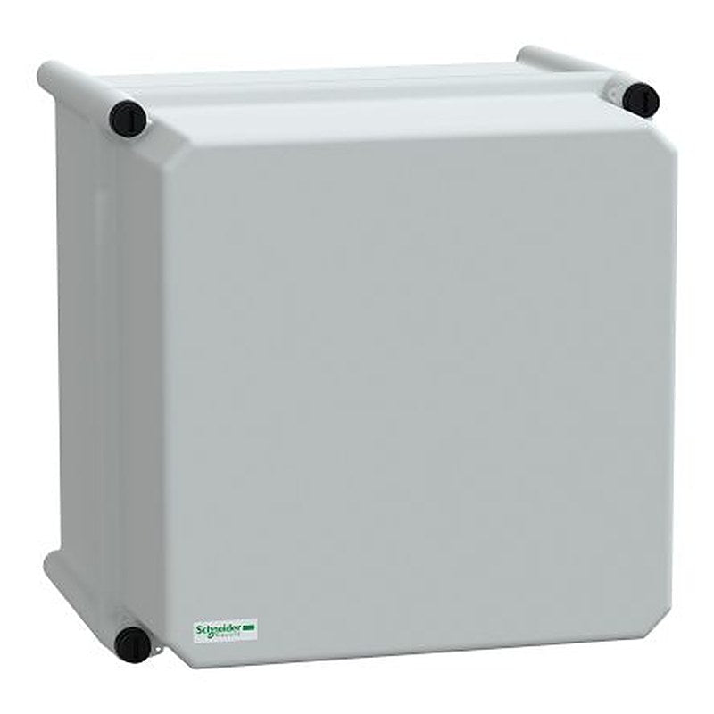 Schneider Electric PanelSeT Series Grey Fibreglass Reinforced Polyester Enclosure, IP66, IK09 270 mm, 230 mm, 270 mm