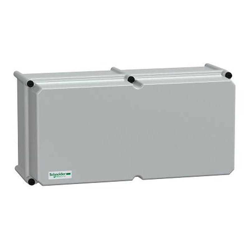 Schneider Electric PanelSeT Series Grey Fibreglass Reinforced Polyester General Purpose Enclosure, IP66, IK09 Flanged