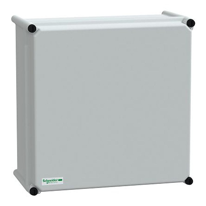 Schneider Electric PanelSeT Series Grey Fibreglass Reinforced Polyester Enclosure, IP65, IK09 360 mm, 180 mm, 360 mm
