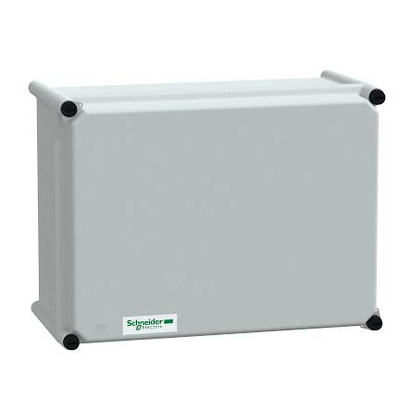 Schneider Electric Thalassa PLS Series Grey Fibreglass Reinforced Polyester Enclosure, IP65, IK09 270 mm, 180 mm, 360 mm