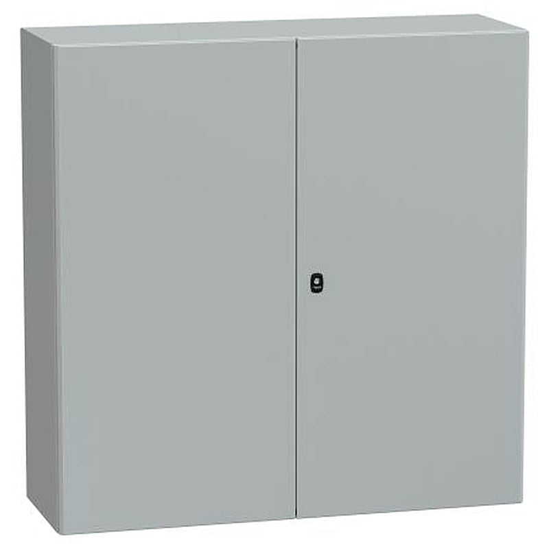 Schneider Electric PanelSeT S3D Series Grey Steel General Purpose Enclosure, IP55, IK10 1200 mm, 400 mm, 1200 mm