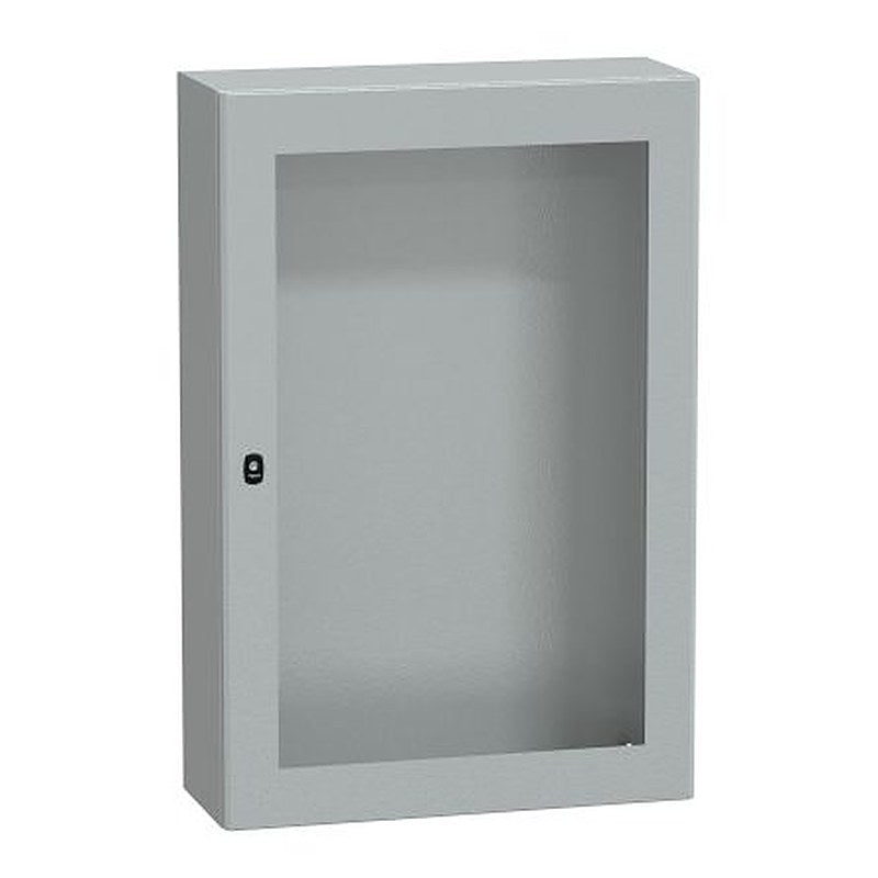 Schneider Electric PanelSeT S3D Series Grey Steel Enclosure, IP66, IK08 Flanged 1200 mm, 300 mm, 800 mm